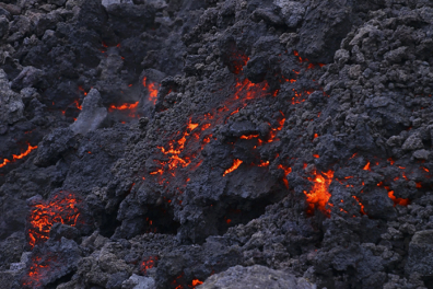 Coulée de lave - type AA - Islande 2021 - 2mn 30s